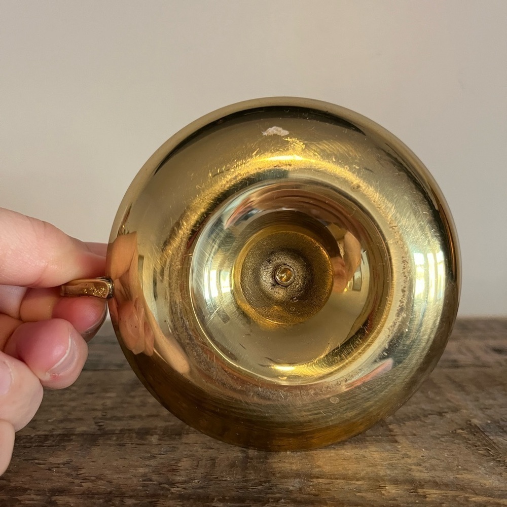Brass chamber candlestick - Picture 3 of 3